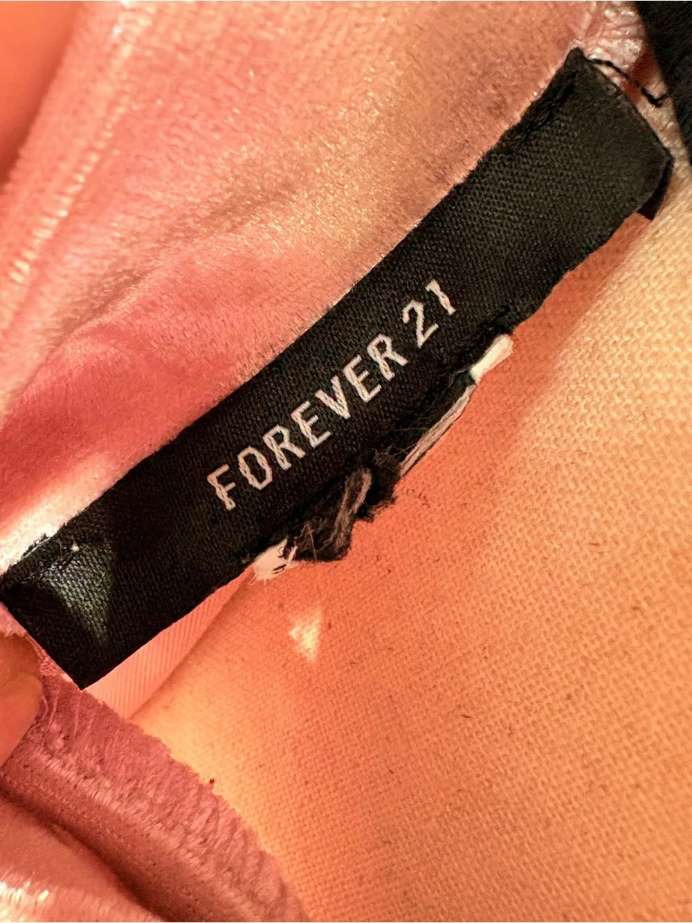 Forever 21 Velvet Pink Skater Skirt